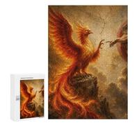 Phoenix And The Creation of Adam Puzzle for Adults, 300 PCS, Illustrated Jigsaw Edition, An Engaging Indoor Activity for Quiet Evenings, at Home