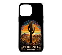 Phoenix Arizona Desert Sunset Cactus Retro Travel Case for iPhone 13 Pro Max