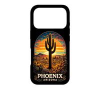 Phoenix Arizona Desert Sunset Cactus Retro Travel Case for iPhone 17 Pro
