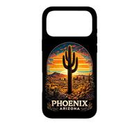 Phoenix Arizona Desert Sunset Cactus Retro Travel Case for iPhone 17 Pro Max