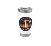 Phoenix Arizona Lights UFO UAP Desert Vacation Funny Sci Fi Stainless Steel Insulated Tumbler