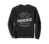 Phoenix Arizona Retro Curve Design, Minimalistic Valley of Sweatshirt