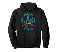 Phoenix Arizona Roadrunner Vintage Cactus Souvenir Pullover Hoodie