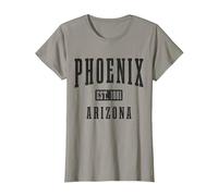 Phoenix Arizona T-Shirt, Women, Slate Grey, Medium