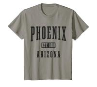 Phoenix Arizona T-Shirt, Youth, Slate Grey, X-Small