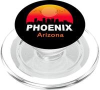 Phoenix Arizona Vintage Sunset Retro City State USA PopSockets PopGrip for MagSafe