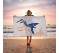 PhöNix Beach Towel, Tree Beach Towels Oversized 72 x 36 Inch Quick Dry Sand Free Lightweight Soft Absorbent for Women Men Swimming Pool Gym Yoga Spa Sauna Home Bath Towel Travel Essentials LSTJ-0906