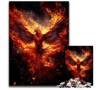 Phoenix Bird 1000 Piece Jigsaw Puzzle Challenging Puzzles Colorful Home Decor Interactive Family Game 1000 PCS(38x26cm)