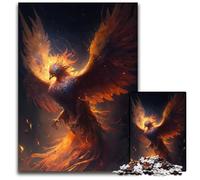 Phoenix Bird 1000 Pieces Puzzle Gifts Puzzles for Adults for Teenager Families Perfect DIY Decor BrainTeasing Challenge 1000 PCS(38x26cm)
