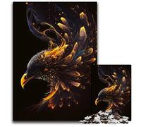 Phoenix Bird 1000Piece Jigsaw Puzzle Wooden Jigsaw Puzzles for Adults Challenging Brain Teaser for Teenagers Family Game Night Fun 1000 PCS(75x50cm)