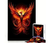 Phoenix Bird Art Teenager Jigsaw Puzzles 1000 Pieces Mind Puzzle Casual Relax Image Assembly Heartfelt Gift (50x75cm)