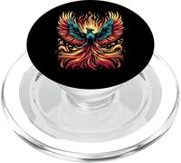 Phoenix Bird Firebird Bird Lover Rebirth Symbol PopSockets PopGrip for MagSafe