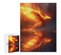 Phoenix Bird Flying Art Jigsaw Puzzle, 500 PCS, for Adult Puzzle Fans, A Satisfying Project for Experienced Puzzlers, at Home