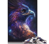 Phoenix Bird Galaxy 500 Piece Puzzles Wooden Jigsaw Puzzles for Adults, Difficult Jigsaw Adult Challenge Game 500pcs (52x38cm)