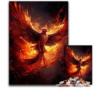 Phoenix Bird Jigsaw Puzzles 1000 Pieces for Adults Wooden Jigsaw Puzzles Perfect for Family Fun Party Games Birthday Party Favors 1000 PCS(75x50cm)