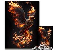 Phoenix Bird Jigsaw Puzzles for Adults 1000 Piece Paper Jigsaw Puzzles for Adults Perfect Home Or Office Decor Ideal 1000 PCS(38x26cm)