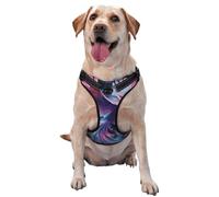 Phoenix Bird Pink No Pull Dog Harness Adjustable Reflective Oxford Easy Control Medium Large Dog Harness