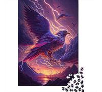 Phoenix Bird Puzzle Brain Teaser Premium Cardboard Jigsaw Puzzle for Kids And Adults Age 12 Years Up 300pcs (40x28cm)