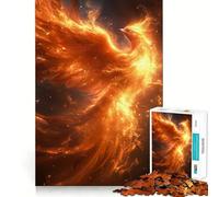 Phoenix Bird Rising 1000 Pieces Jigsaw Puzzles for Teenagers Solid Logic Toy Peaceful Fun Precision Cut Amazing Present (50x75cm)