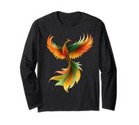 Phoenix Bird Spiritual Fire Phoenix Reborn Mythology Lover Long Sleeve T-Shirt