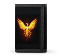 Phoenix Bird Wallet for Men Trifold Wallets Credit Card Holder Minimalist Front Pocket for Women