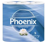 Phoenix Brand Soft Luxury Toilet Rolls, Bulk Buy, Quilted White 3 Ply Toilet Pap