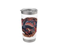 Phoenix by Katsushika Hokusai Stainless Steel Insulated Tumbler
