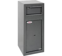 Phoenix Cashier Day Deposit Security Safe with Key Lock 19L SS0992KD 600 x 250 x 250mm Metallic Graphite