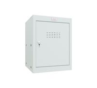 Phoenix CL Series Cube Lockers, 1 Shelf - 40wx40dx52h (cm), Cam Lock, Grey, Express Delivery
