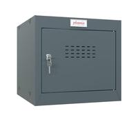 Phoenix CL0344AAK Size 1 Dark Grey Cube Locker with Key Lock