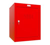 Phoenix CL0544RRK Size 2 Red Cube Locker with Key Lock