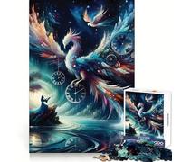Phoenix Constellation 1000 Piece Jigsaw Puzzles for Teenagers Memory Boost Home Leisure Image Assembly Lovely Gift (38x26cm)