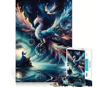 Phoenix Constellation 1000 Piece Jigsaw Puzzles for Teenagers Memory Boost Home Leisure Image Assembly Lovely Gift (38x26cm)