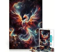Phoenix Constellation Art 1000 Pieces Jigsaw Puzzles for Teenagers Solid Logic Toy Peaceful Fun Precision Cut Amazing Present (50x75cm)