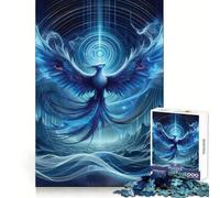 Phoenix Constellation Art Adult Jigsaw Puzzle1000 Pieces Brain Teaser Mental Relax Pattern Assembly Santa Wish Item (50x75cm)