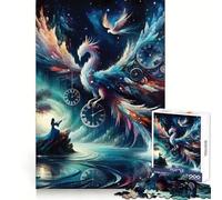 Phoenix Constellation Jigsaw Puzzles 1000 Piece for Adults Strengthen Recall Leisure Fun Quality Edge Elegant Gift (50x75cm)