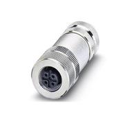 Phoenix Contact 1507777 SACC-M12FSB M12 Plug Straight 5-POS Shield...