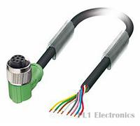 PHOENIX CONTACT 1522626 Sensor Cable, M12 Sensor Right Angle 8 Position Re