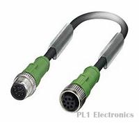 PHOENIX CONTACT 1522697 Sensor Cable, M12 Sensor Straight 8 Position Plug,