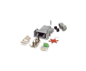 Phoenix Contact 1654345 D-SUB Plug 9-Pin PROFIBUS IP67 Pull Spring...