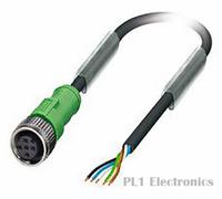 PHOENIX CONTACT 1669822 Sensor Cable, M12 Sensor Straight 5 Position Recep