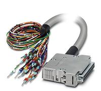 PHOENIX CONTACT CAB-DSUB37F/RA/OE/22/S/1M Assembled Shielded Round Cable, 1 m Cable Length