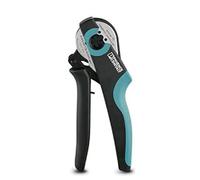 PHOENIX CONTACT Crimpfox Centrus 6H Crimping Pliers, 2 mm x 4 mm² Wire End Ferrules, 0.14 mm² - 6 mm² Insulated Wire End Ferrules, Black/Green