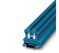 Phoenix Contact Feed-Through Terminals 0.2-4mm² B = 5.2 mm BL UK 2.5 N BU, Blue, Pack of 50