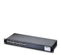 PHOENIX CONTACT FL SWITCH 1824 Ethernet Switch, 24 front Ethernet ports in RJ45 format, automatic detection of data transfer rate of 10 Mbps or 100 Mbps