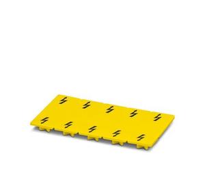 Phoenix Contact Lightning Warning Label Yellow Black - 3047374 [10 Pieces]