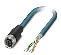 PHOENIX CONTACT NBC-5.0-93E/FSD SCO US network cable, 4-pin, 5 m cable length, 22.220 g, aqua blue
