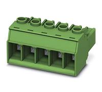 PHOENIX CONTACT PC 5/12-ST2-7.62 PCB Connector Green 6mm² Nominal Cross Section 12 Ports PC 5/..-ST2 Item Family 7.62mm Pitch Pack of 50