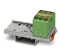 PHOENIX CONTACT PTFIX 6X4-NS35 GN Vertical Distribution Block 800 V 32 A Number of Terminals 6 Section 0.2 mm²-6 mm² AWG 24-10 Width 28.6 mm Green 8 Pieces