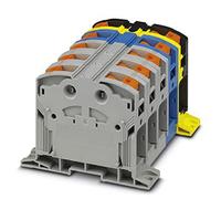PHOENIX CONTACT PTPOWER 185 3L/N/FE-F High Current Terminal, 1000 V AC/1500 V DC Rated Voltage, 309 A Rated Current, Power Turn Connection Type, 31 mm Width, 108.3 mm Height, Direct Screwing Mounting